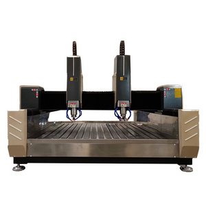 High accuracy 7.5kw stone metal cnc router engraving and cutting machine for granite marble