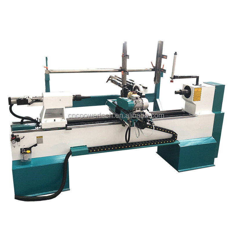 Single Spindle Cnc Woodworking Lathe Machine For Wood Sofa Table Legs Turning 1530