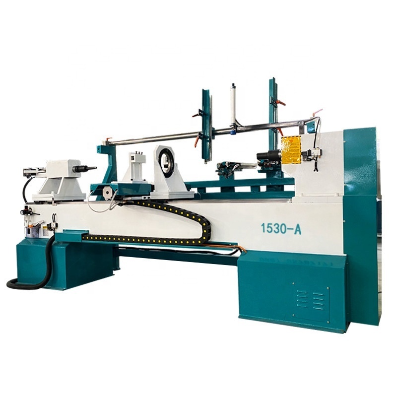 Single Spindle Cnc Woodworking Lathe Machine For Wood Sofa Table Legs Turning 1530