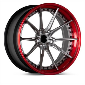 Gallop Basic Customization Forged Wheels 3 Piece Aluminum Alloy Rims 18 19 20 22.5 blank  Inch 5x112 5x114.3 5x120 5x130