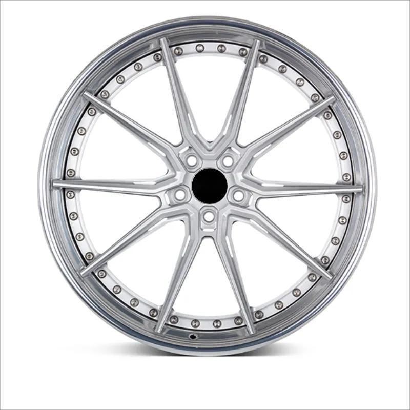 Gallop Basic Customization Forged Wheels 3 Piece Aluminum Alloy Rims 18 19 20 22.5 blank  Inch 5x112 5x114.3 5x120 5x130