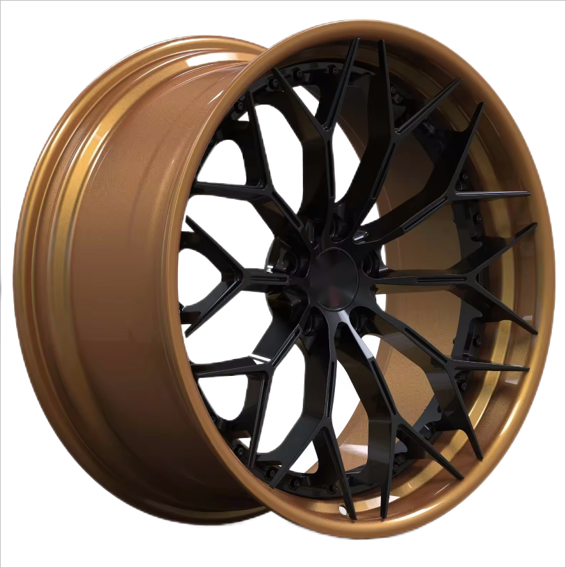 Gallop Basic Customization Forged Wheels 3 Piece Aluminum Alloy Rims 18 19 20 22.5 blank forged wheels 5x112