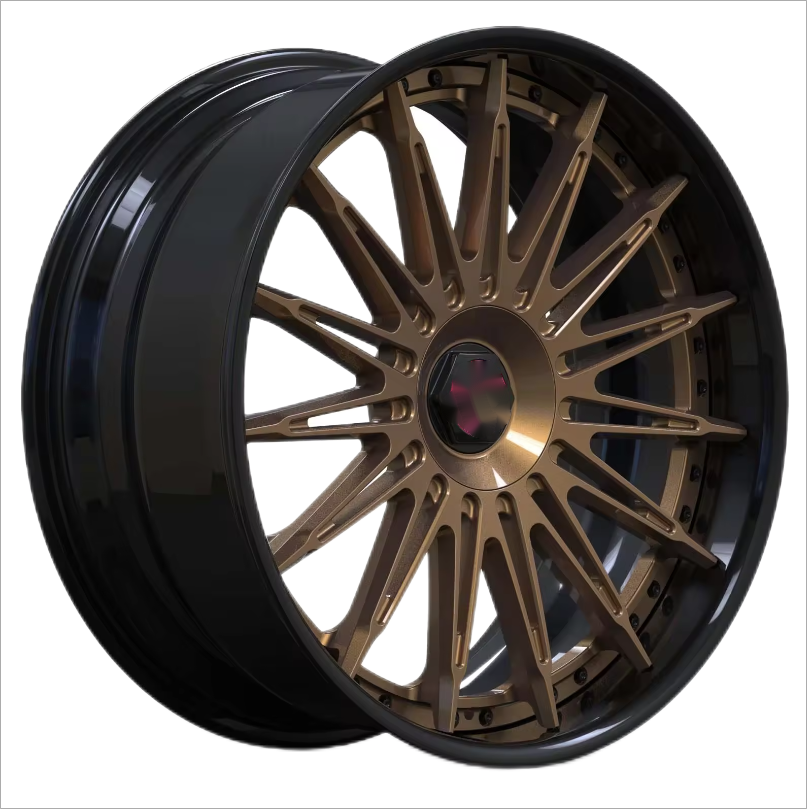 Gallop Basic Customization Forged Wheels 3 Piece Aluminum Alloy Rims 18 19 20 22.5 blank forged wheels 5x112