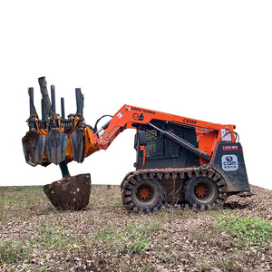 High-speed labor-saving Garden machinery made in China tree spade Skid steer loaders tree transplanting machine for farms