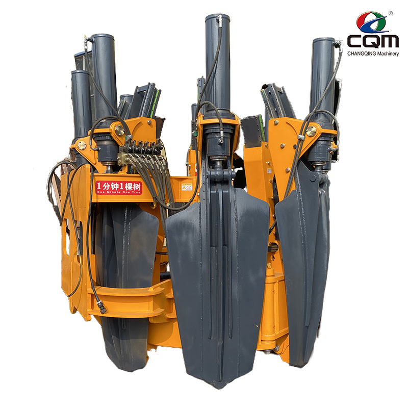 Fully automatic tree shovel excavator, efficient farm and construction tree transplanting machine