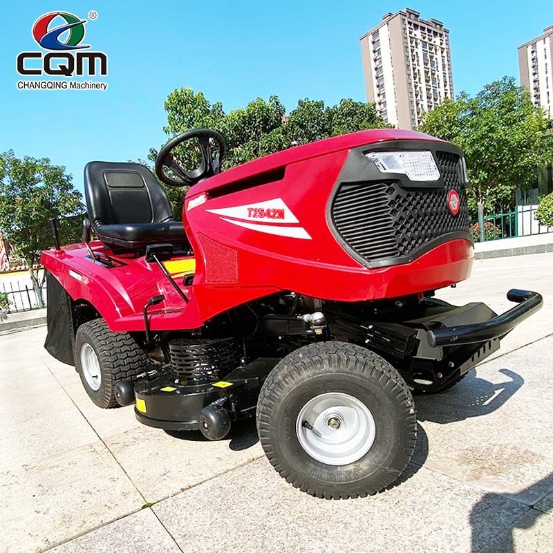 Optimal Hot Sale 42IN Riding Lawn Mower Four-wheel Lawn Mower For Grass Cutting