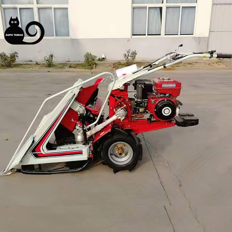 Wheat, rice, barley and oat harvesting and baling all-in-one machine