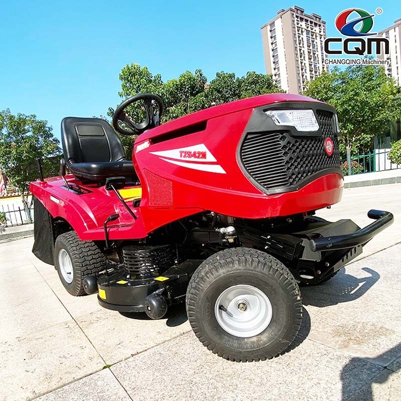 Optimal Hot Sale 42IN Riding Lawn Mower Four-wheel Lawn Mower For Grass Cutting