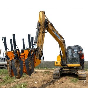 Factory supply Garden Tree Moving Machine Transplanter for Excavator Tree Spade For Digging Tree