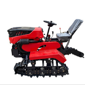 Chinese Best Price Multifunction Rubber Track Paddy Field Small Mini Crawler Tractor For Sale