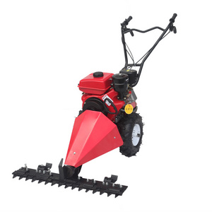 Hot Mini Sickle Bar Mower 800/900/1200mm grass cutting machine walking tractor grass cutter Gasoline Hand Push Lawn Mower