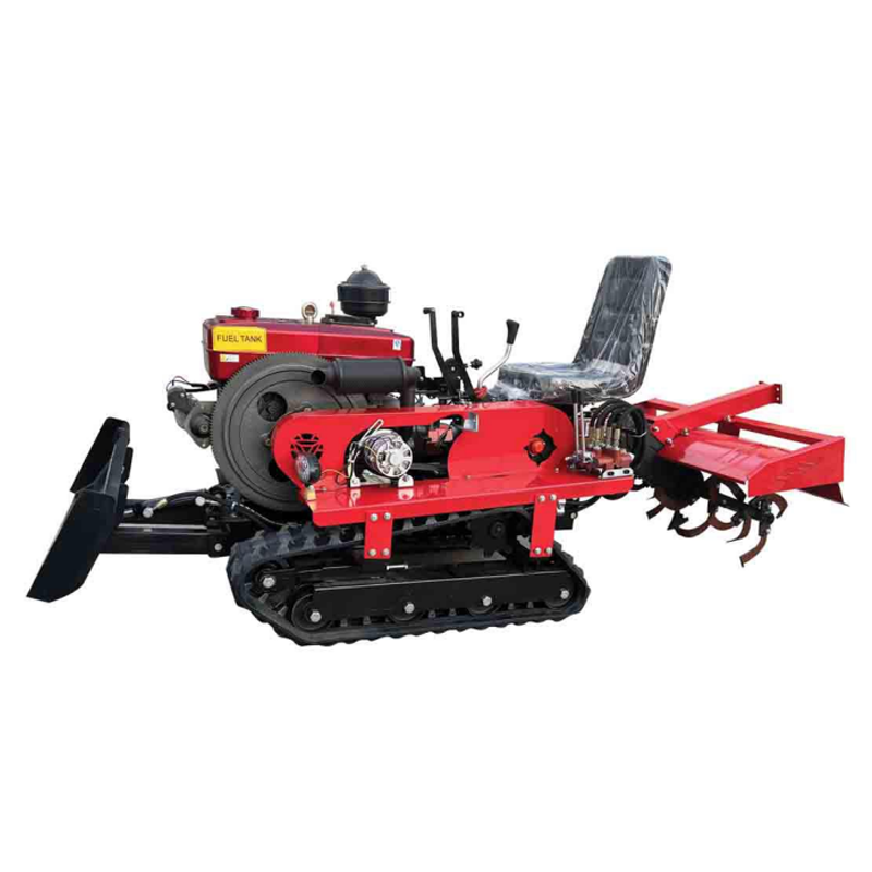 Multifunction Diesel Mini Rotary Tiller and Cultivator, Diesel Rotary Tiller Soil Ridge Small Tractor