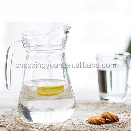 1L Machine Made 7pcs Glass Jug Set Wholesale Glass Pitcher Set