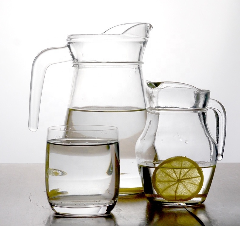 1L Machine Made 7pcs Glass Jug Set Wholesale Glass Pitcher Set