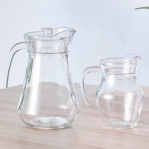 1L Machine Made 7pcs Glass Jug Set Wholesale Glass Pitcher Set