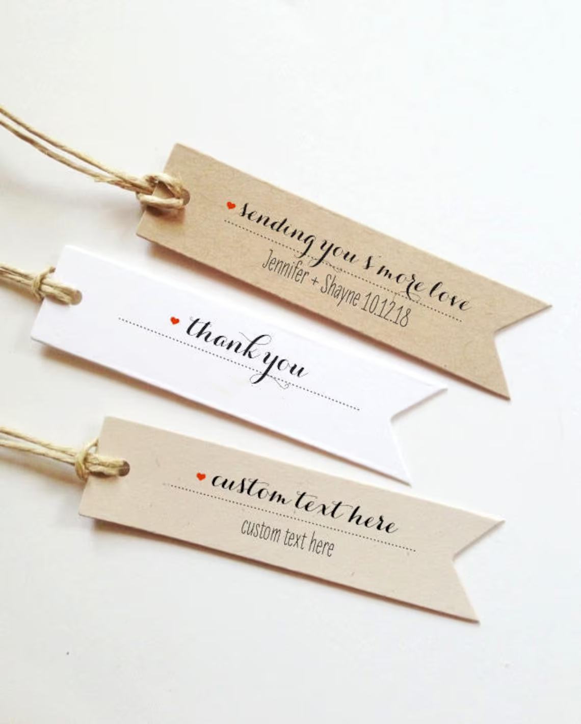 Wholesale Custom Gift Personalized Wedding Bridal Shower Tag Custom Smore Tag