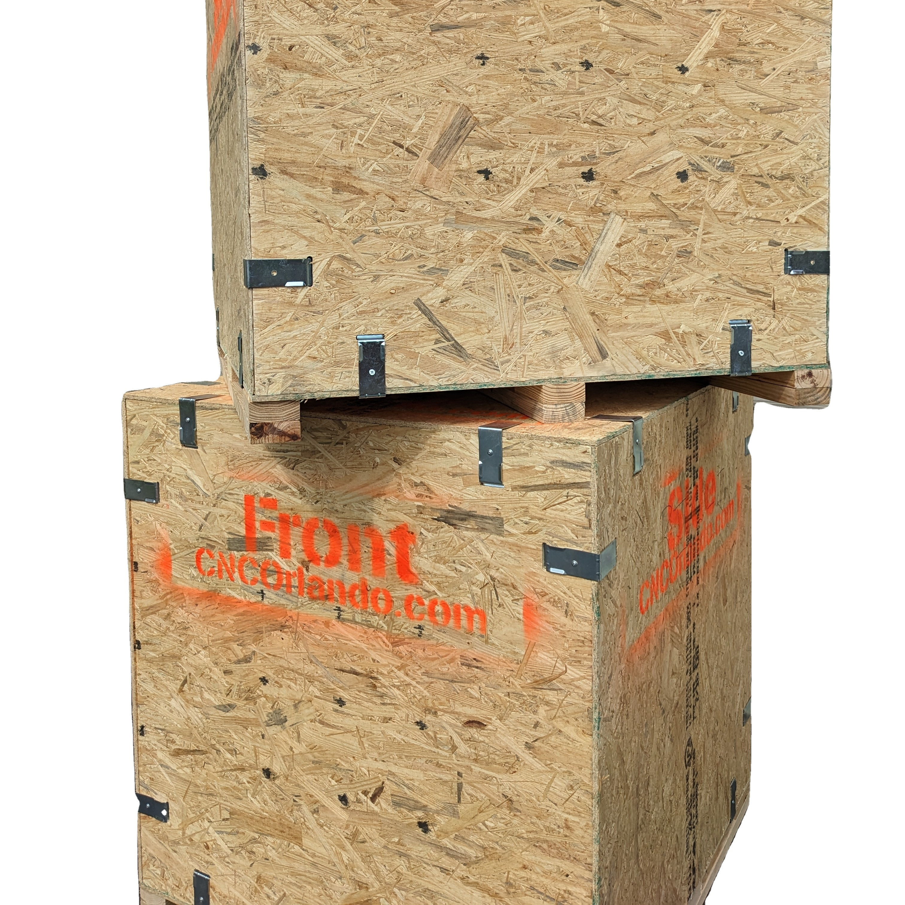 Heavy Duty Shipping Crate, Ships and stores flat, Quick no tool assembly, All hardware included box