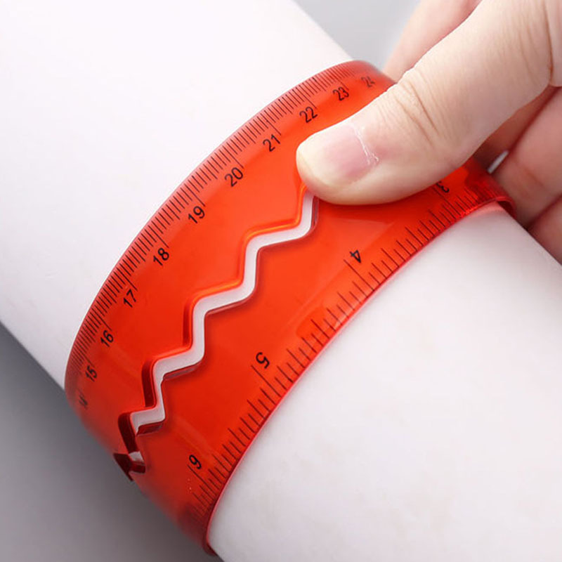 30CM Plastic Flexible Ruler Plastic