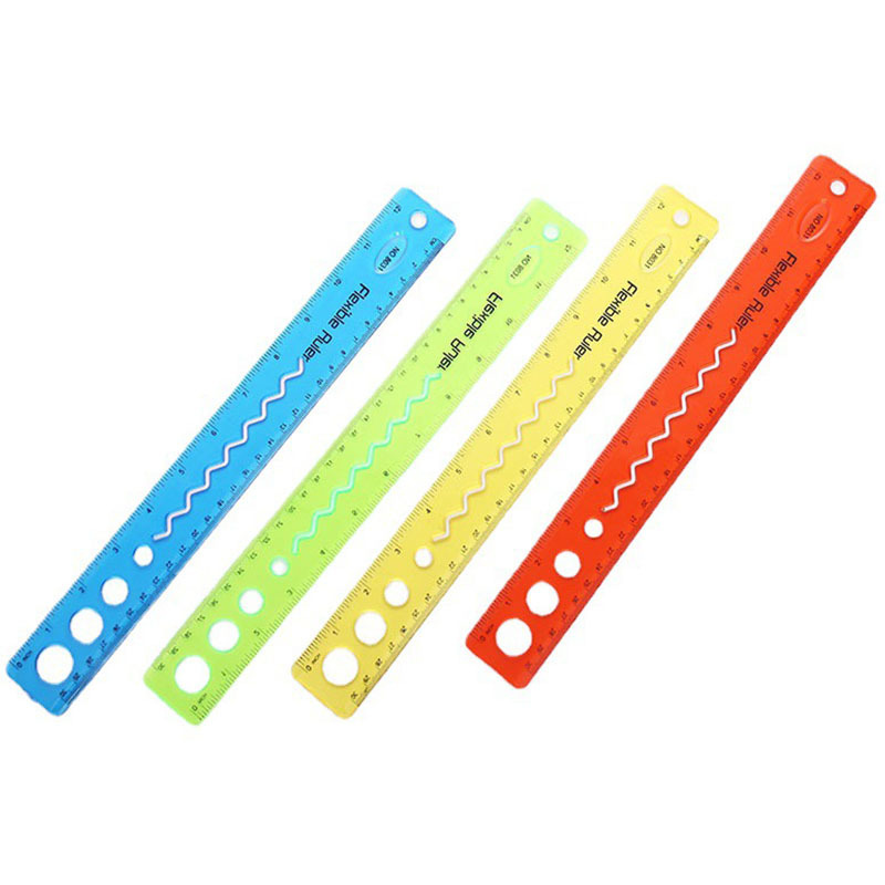 30CM Plastic Flexible Ruler Plastic