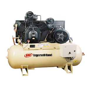 Ingersoll Rand 2475K7/8 two Stage Reciprocating piston Air Compressor T30 8barg horizontal tank