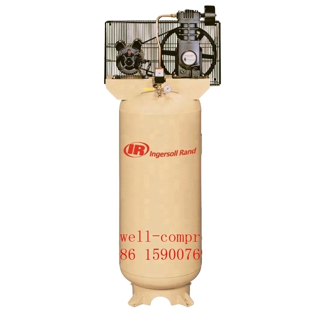 Ingersoll Rand 2545N7/12 two Stage Electrical Reciprocating piston Air Compressor T30 12barg Vertical tank