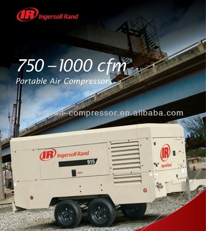 Ingersoll Rand Portable Air Compressor Doosan Portable Air Compressor Model A165WITH SKID