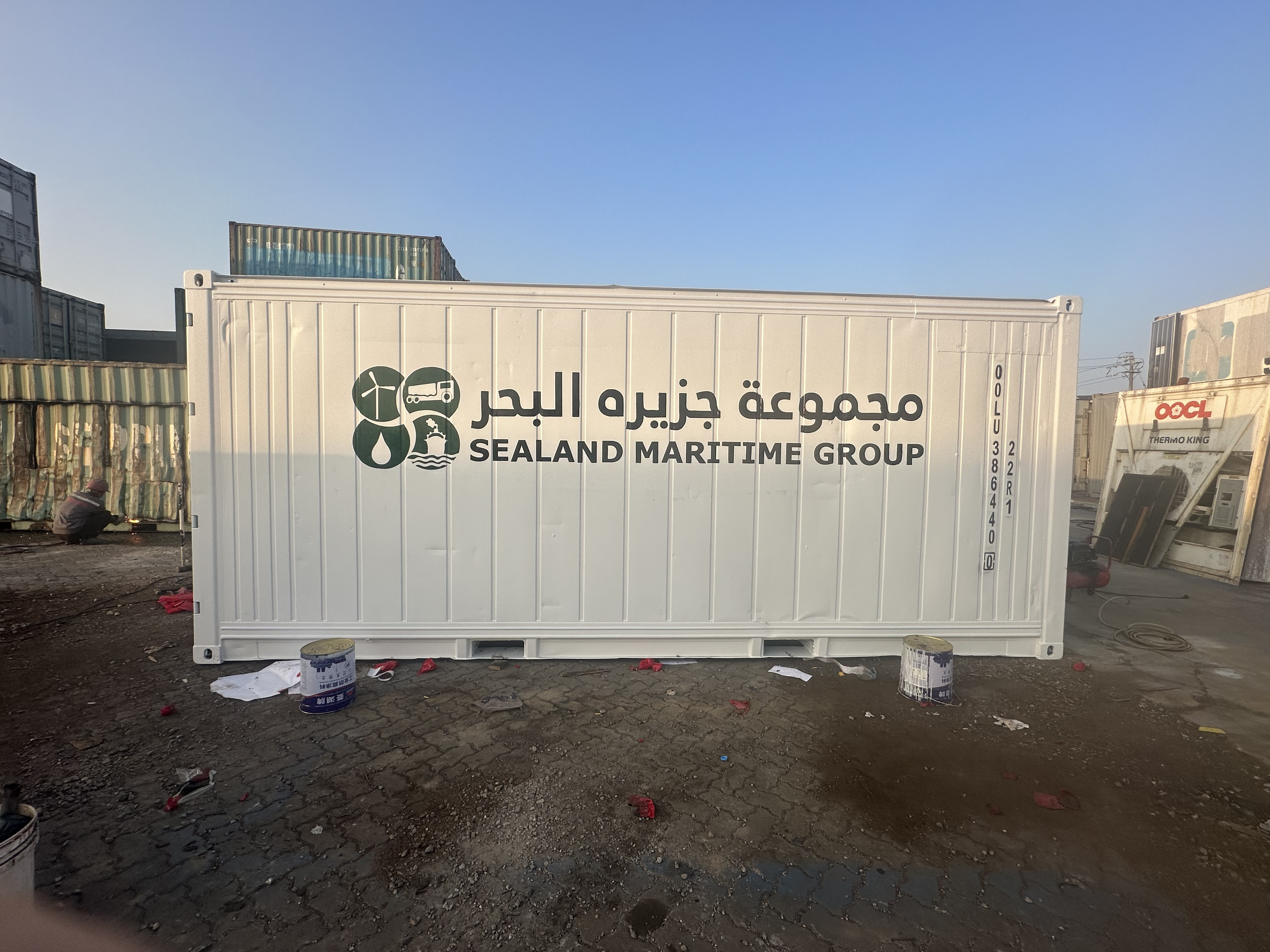 cost effective 20ft reefer container container cold room refrigerator for chicken meat fish second hand by painted and  logo