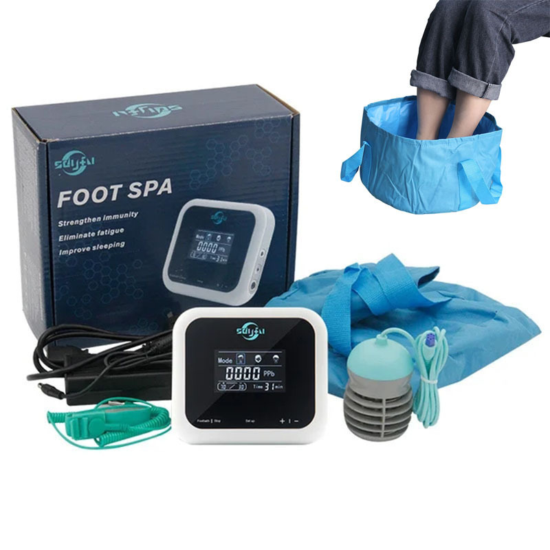 FootBath Basin Whirlpool Array Aqua Cleanse Feet Care Bath Health Therapy Relax Detox Ionic Foot Spa