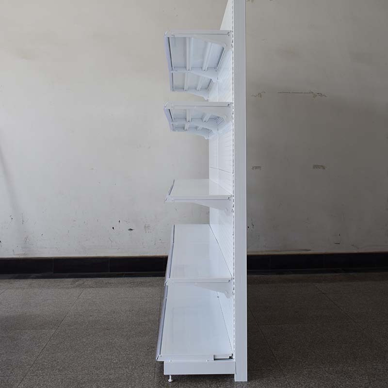 Fashionable Single Sided Grocery Store Shelves Gondola Shelving Unit For Supermarket Display