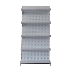 High Quality Small Steel Single Sided Display Racks Stand Supermarket Shelves