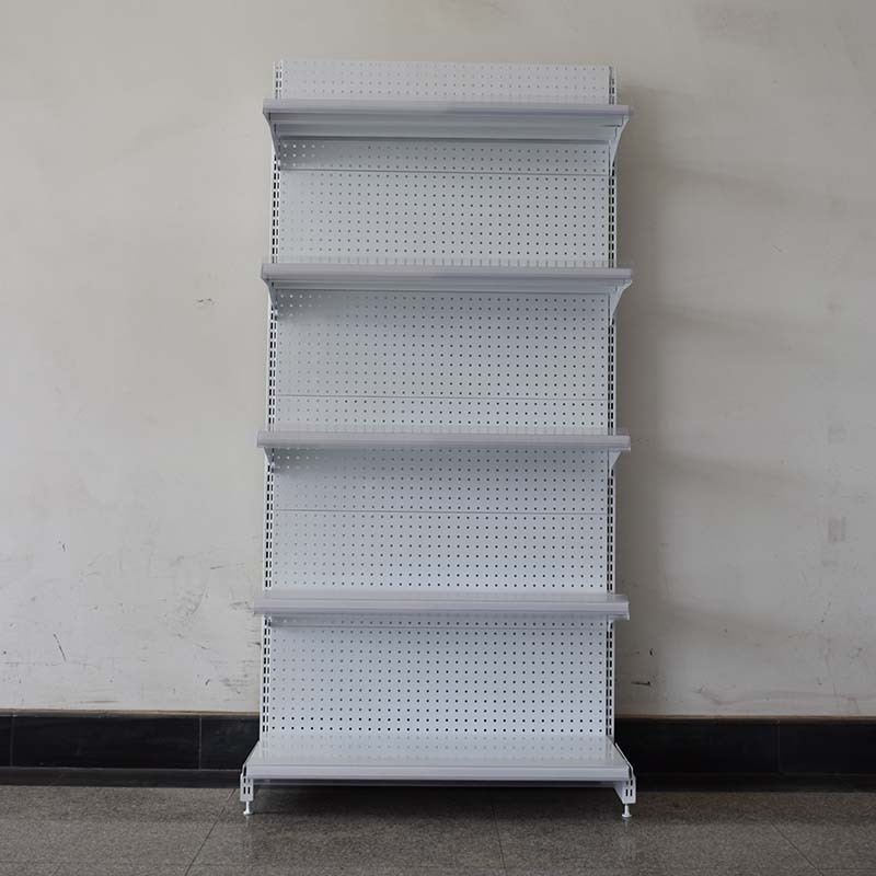 High Quality Small Steel Single Sided Display Racks Stand Supermarket Shelves