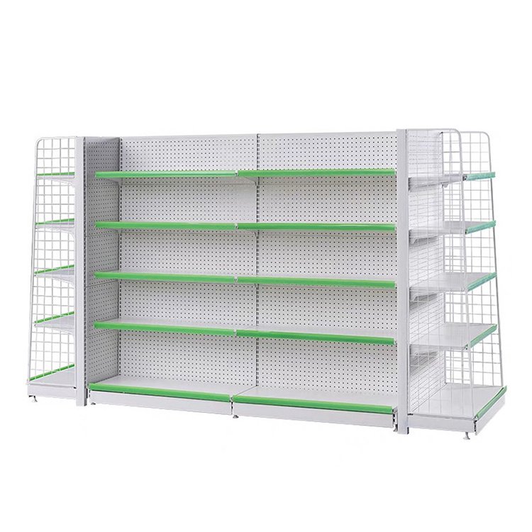 Heavy Duty Supermarket Metallic Shelves /store Display Racks /gondola Shelving