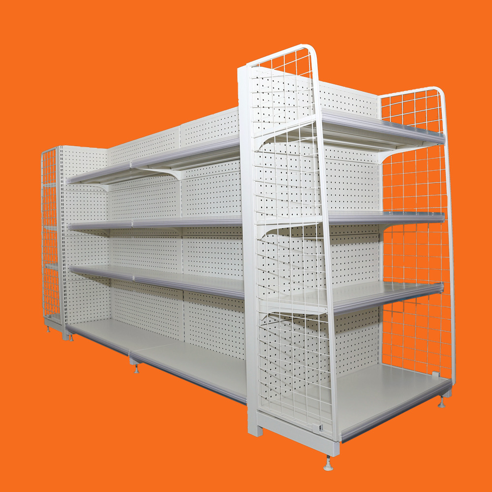 Heavy Duty Supermarket Metallic Shelves /store Display Racks /gondola Shelving