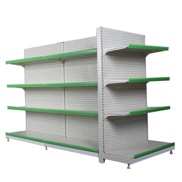 Heavy Duty Supermarket Metallic Shelves /store Display Racks /gondola Shelving