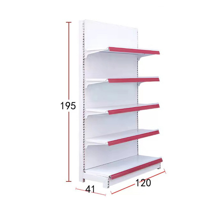 Factory Supply Retail Store Supermarket Grocery Store Shelves Shelving Display Gondola Rack