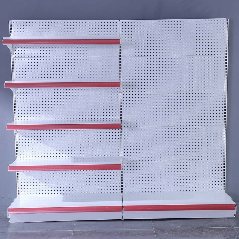 Low Moq Iron Metal Retail Shelf Display Supermarket Gondola Shelving Rack Shelves For Retail Store