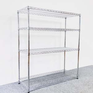 Professional Made Secure NSF Certificate Chrome Zinc Powder Coating Storehouse Restaurant Wire Shelving