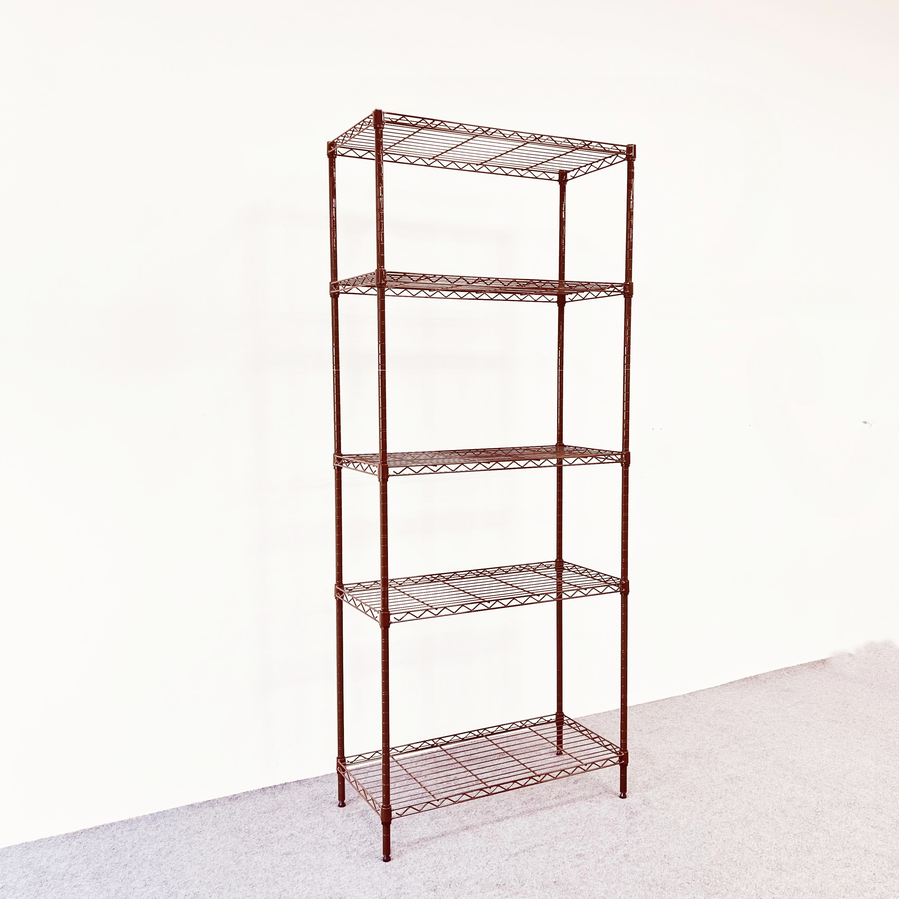 High Quality Stand Metallic Light Duty Powder Coating House Office Usage Wire Shelving Rack Unit