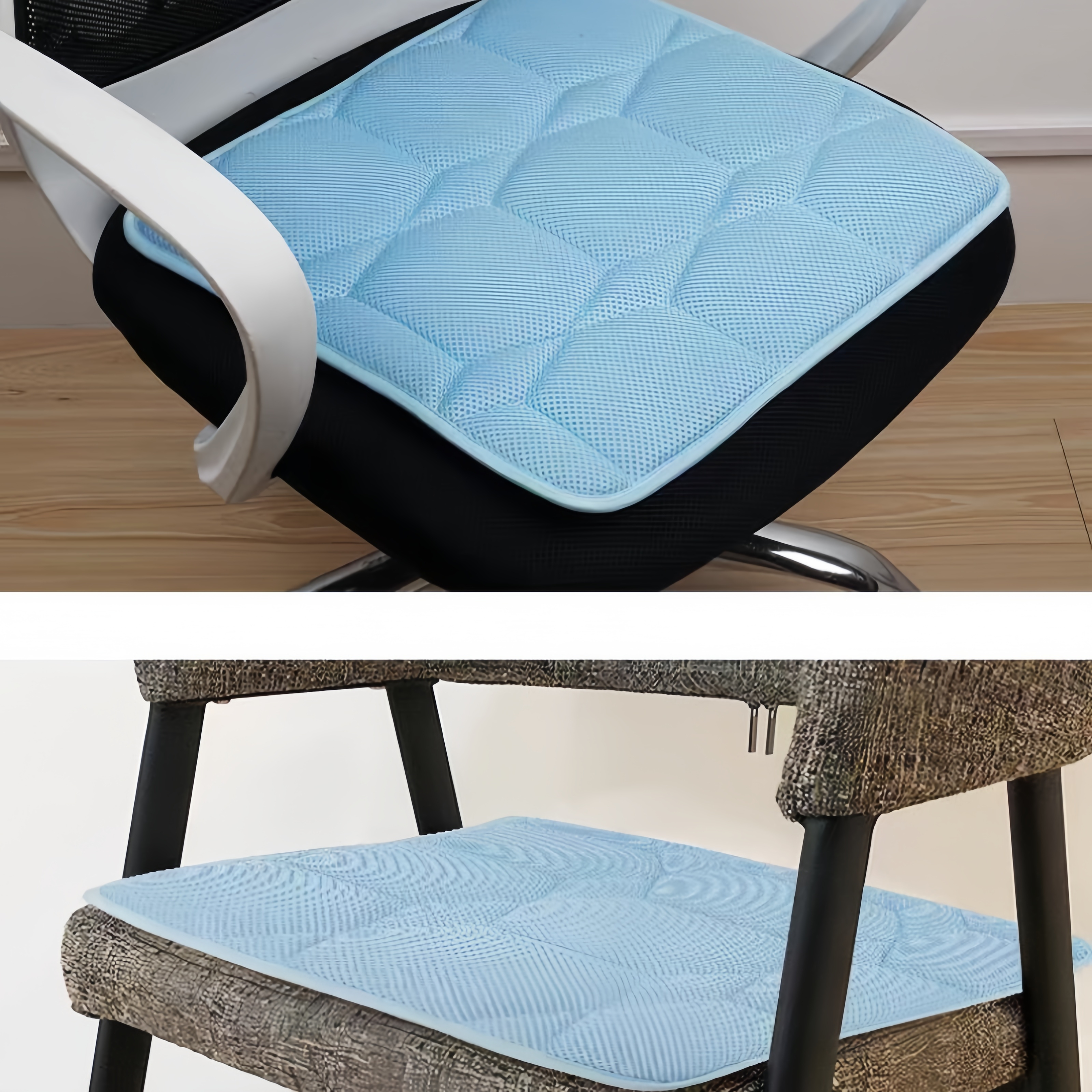 Eco-friendly  Cooling Seat Cushion Folding Memory Foam Seat Pad for Car seat for Office chair Outdoor Custom Massage Cushion