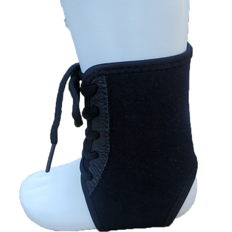 Adjustable compression ankle support for men and women, comfortable and breathable mountain climbing embossed ankle