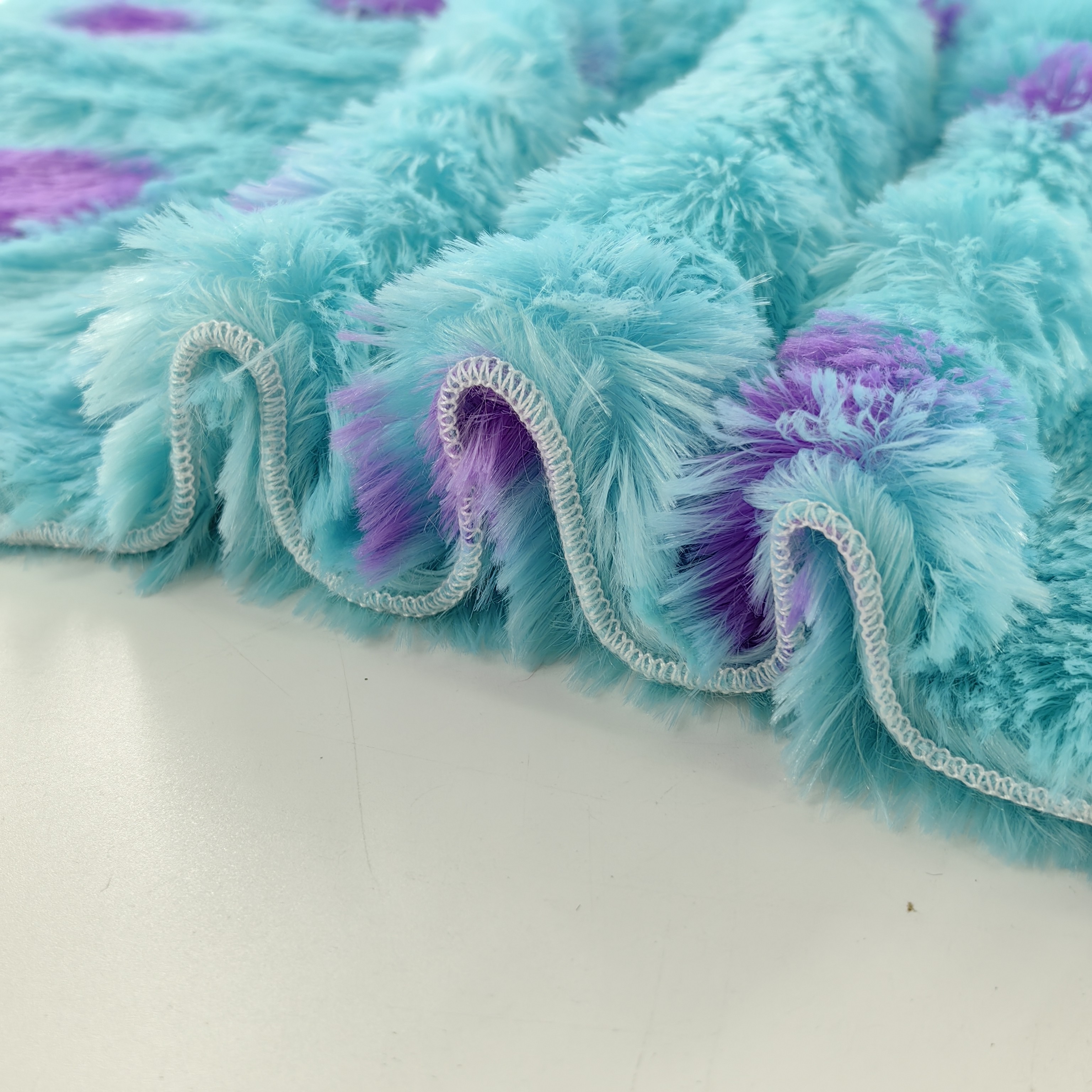 JZ 100% polyester velvet PV plush long pile fabric with good quality