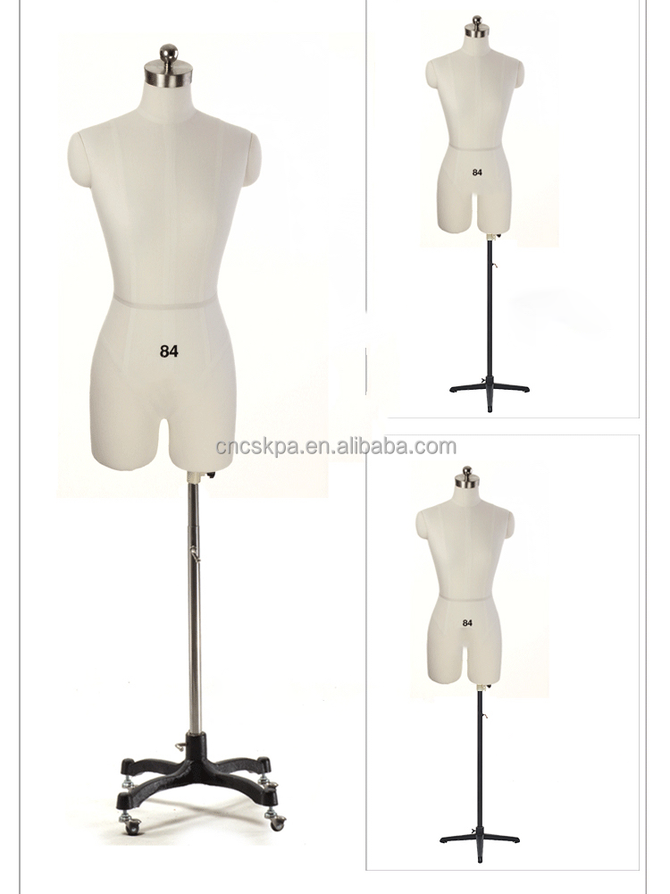 Woman Half Body Sewing Mannequin Tailors Dummy Dress Foam Mannequin