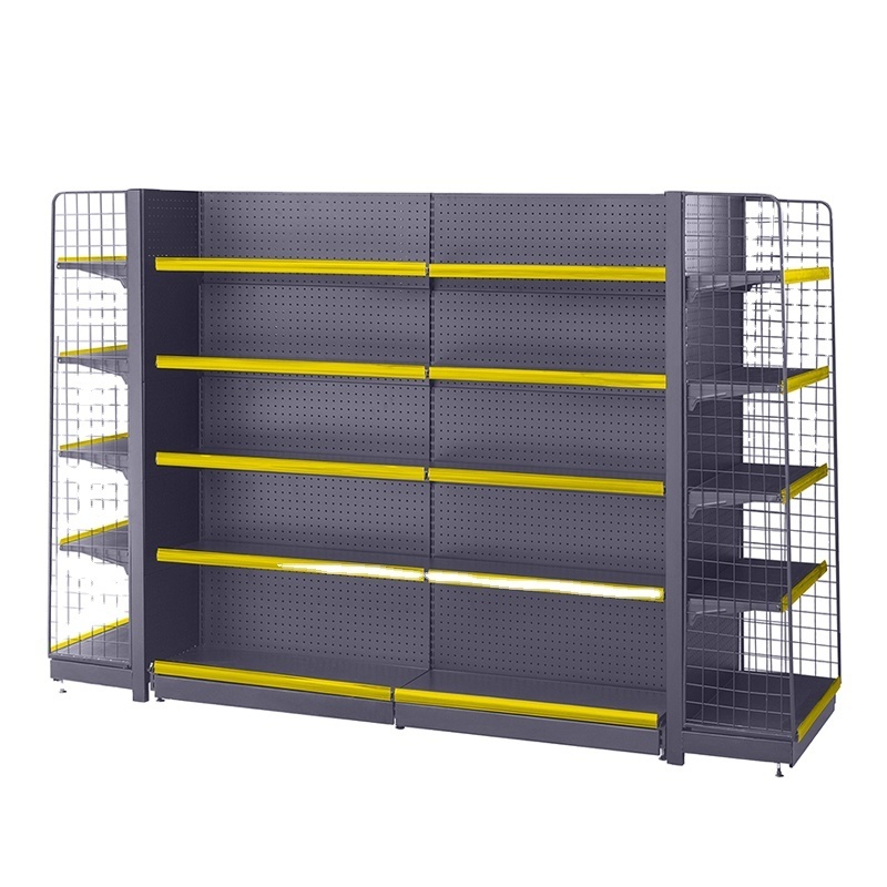 Leke Super Market Grocery Store Display Racks /Shelves For General Store Supermarket Shelf Gondola Shelving