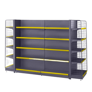 Leke Super Market Grocery Store Display Racks /Shelves For General Store Supermarket Shelf Gondola Shelving