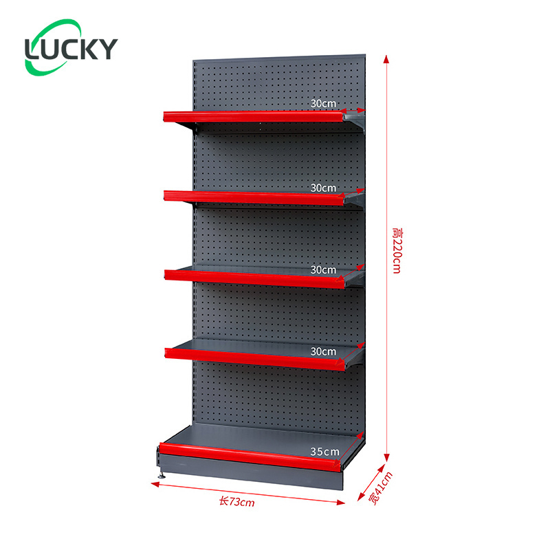 Leke Super Market Shelves 73*41*130 Gondola Supermarket Shelf Supermarket Shelves Grocery Store Display Racks