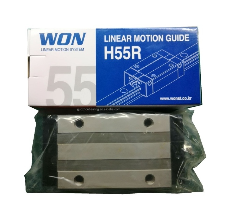 WON linear guide rail replace  IKO, HIWIN, PMI, H55R H55RL  linear rail guide actuator 500 3000mm cnc belt driven