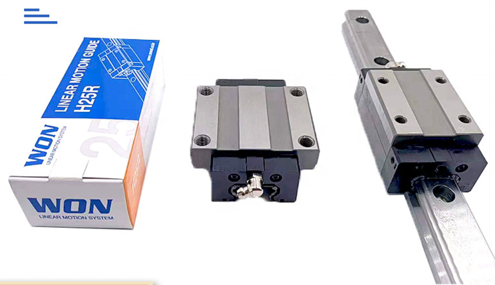 WON linear guide rail replace  IKO, HIWIN, PMI, H55R H55RL  linear rail guide actuator 500 3000mm cnc belt driven