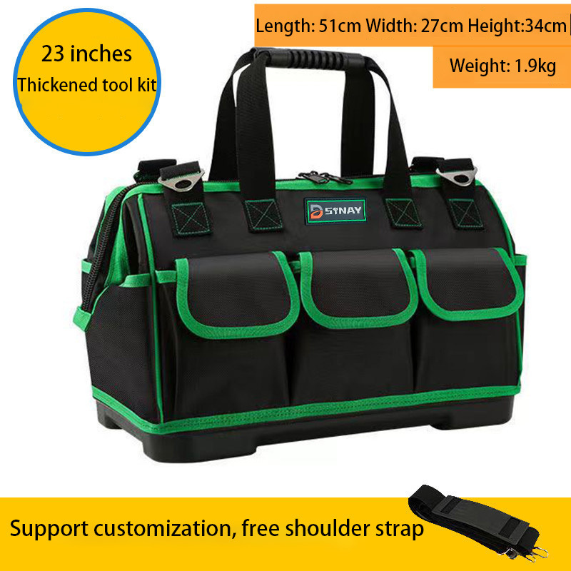 Hardware electrician woodworking thickened multi-pocket multi-functional portable hardware tool bag