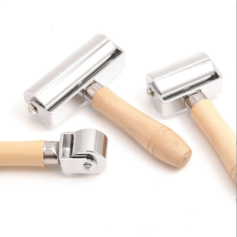 Leather Press Edge Roller Leather Edge Creaser and Smoother Platen Tools Leather Glue Laminating Roller For Craft DIY