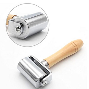 Leather Press Edge Roller Leather Edge Creaser and Smoother Platen Tools Leather Glue Laminating Roller For Craft DIY